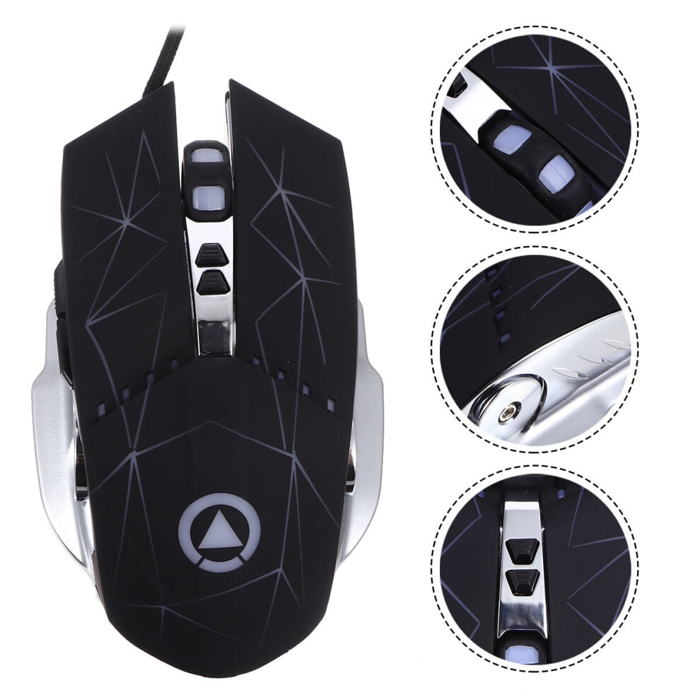 1Set Usb Wired Mouse With Colorful Breathing For Gaming Light 9023022584663