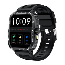 Outdoor Smart Watch 1.95Inch TFT Display Screen for Android Phones Smart Fitness Tracker Flashlight Waterproof for Women Men