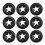 Locking Washer Clip Fastener 50 pcs 12 mm x 0.25 mm 4