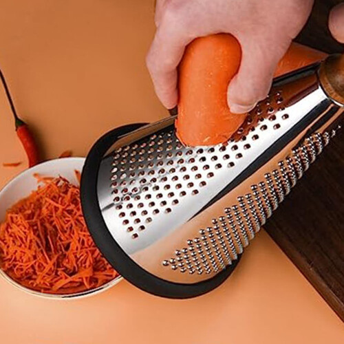 Râpe conique professionnelle en acier inoxydable pour râper efficacement les aliments et le fromage 1