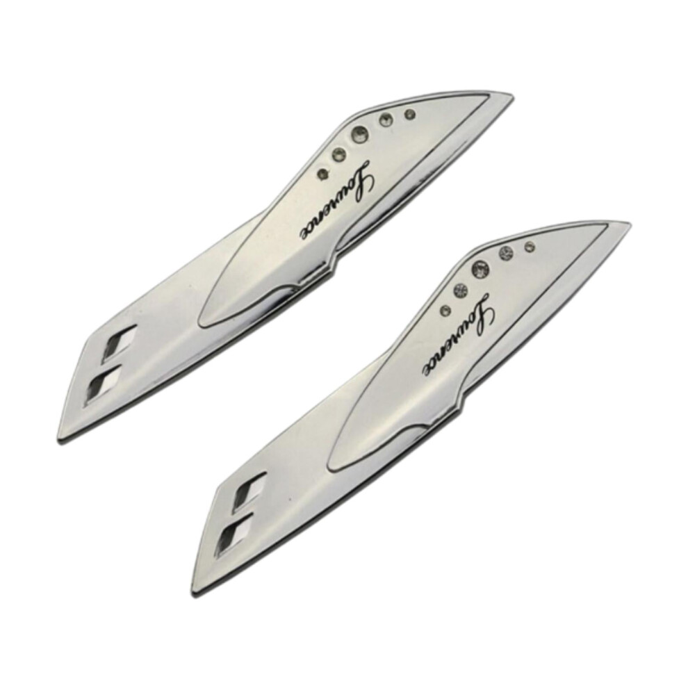 2 Pieces Car Windscreen Wiper Pressurizer Stands, Sturdy Automotive Replacements Silver 9336866738186