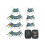 Auto Electrical Terminal Tool Kit – 172pcs Pin Extractor & Release Tools, Compatible with Car Wiring 7