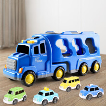 Construction Trucks Cars Toys for Toddlers 3-5, Boy Toddler Car Truck Toys with Light Sound, Birthday Gifts Toys for 3 4 5 Year Old Boy