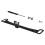 License Plate Frame with Spring Loaded Mount and Rear View 2