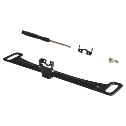 License Plate Frame with Spring Loaded Mount and Rear View 1
