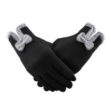 YUEHAO Women Winter Gloves Warm Touchscreen Gloves Windproof Gloves For Women Girls Ladies Winter Using Black