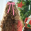 Fita de veludo de 5/8 polegadas (1,6 cm) e 10 jardas (9,14 m) para embrulho de presentes de Natal. 6