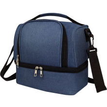 (Navy Blue) Insulated Lunch Bag with Adjustable Strap