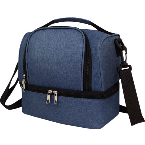(Navy Blue) Insulated Lunch Bag with Adjustable Strap