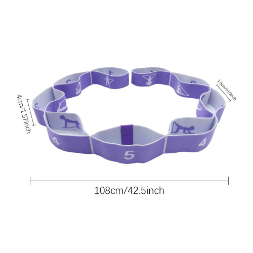 Stretching Strap and Resistance Bands for Legs 5-Piece Set 1
