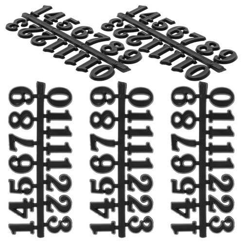 DIY 3D Sticker Numbers Clock Replacement Parts 1