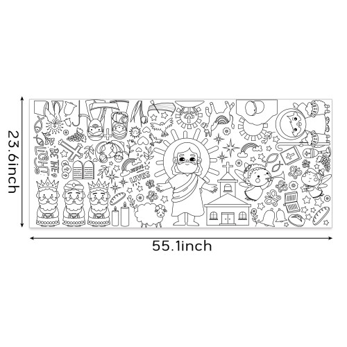Bible Verses Religious Theme Poster Artwork 140 x 60 cm 1