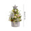 Mini Flocked Christmas Tree with LED Lights 17 Inch 3