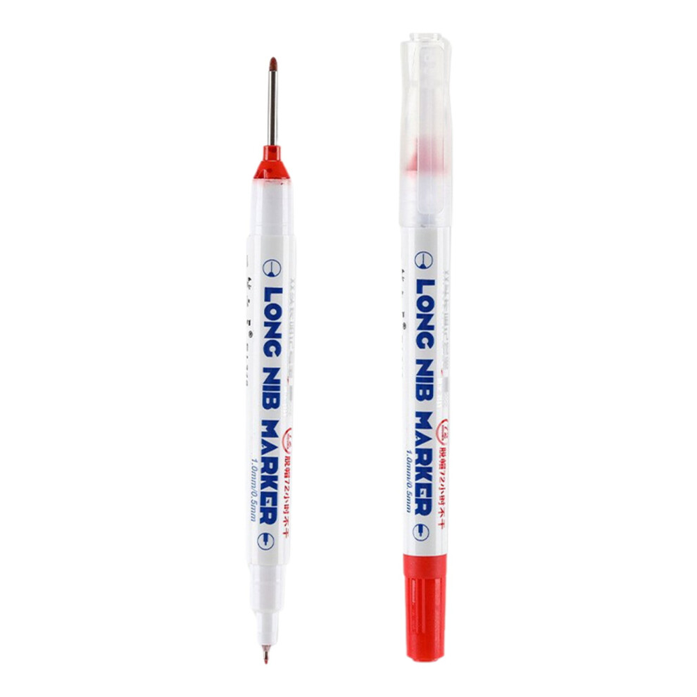 Upgraded Long Head Deep Hole Marker - Colorful Carpenter Ink Pens For Woodworking & Construction (1.5Ml) 9023022585325