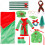 Holiday Doll Sleeping Bag Pajama Scarf Set 1