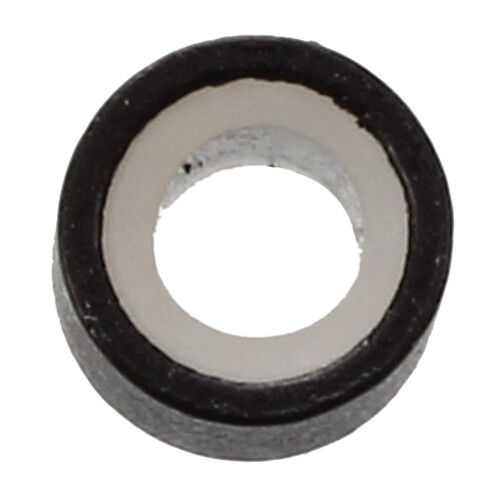 Black Micro-Ring Links Beads 5mm Silicone Lined 400 Pcs 2