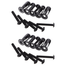 Worgeous Black Carbon Steel Expansion Nuts for Repairing Use with Secure Connection and Hollow Structure