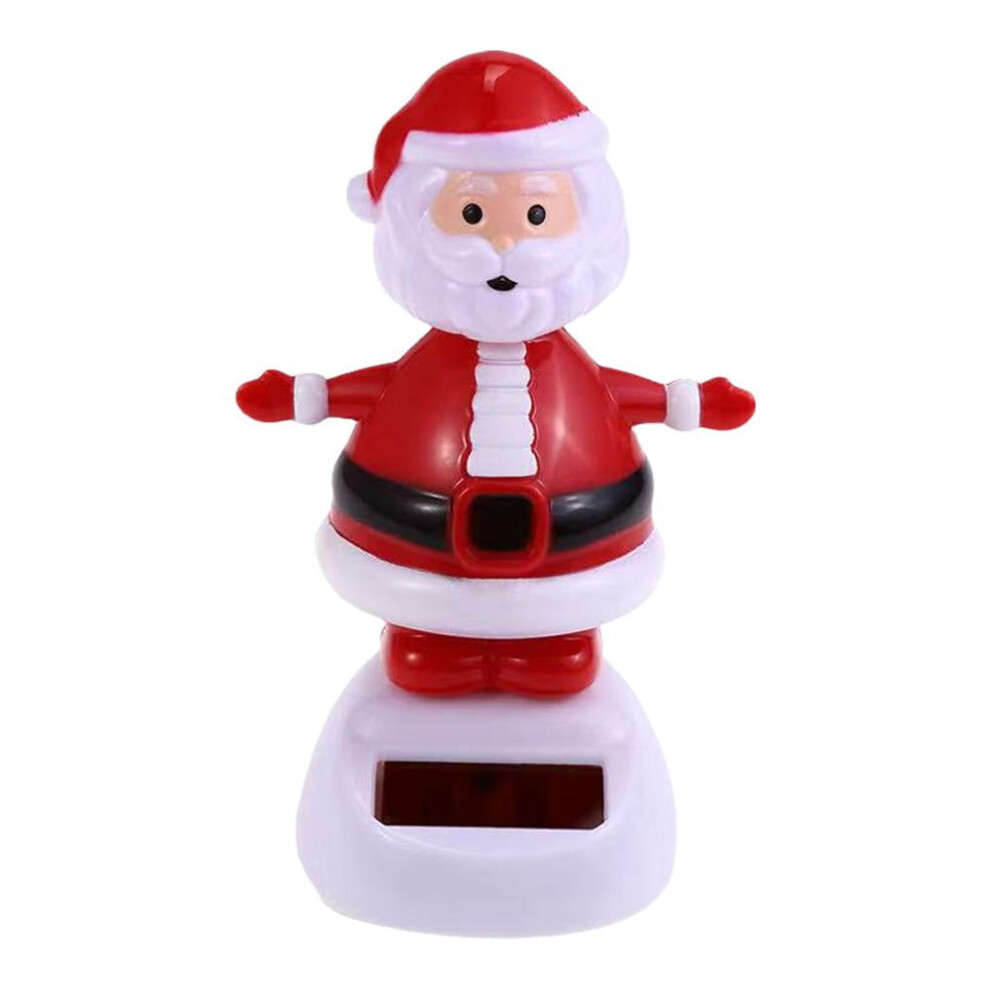 Solar-Powered Christmas Dancing Toy: Santa, Snowman, Elk Nodding Dancer For Home/Office/Car/Window Â Compatible With Solar Panels 9464372774425