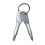 2 Keys Stainless Keychain Screwdriver Set Outdoor Multifunction Pocket Tool 2
