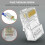 100PCS RJ45 Pass Through Modular Plug Network Cable Connector End 8P8C CAT6 CAT5 4