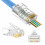 100PCS RJ45 Pass Through Modular Plug Network Cable Connector End 8P8C CAT6 CAT5 5