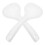 Rice Ladle Spoon White PP 6 Pieces 5