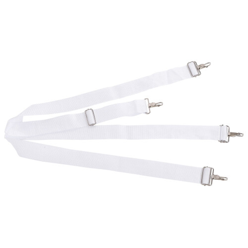 Mavis Laven Nylon Drums Sling Λευκό λουράκι ταμπούρου για αντικατάσταση για σκηνική εμφάνιση 1