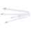 Mavis Laven Nylon Drums Sling Λευκό λουράκι ταμπούρου για αντικατάσταση για σκηνική εμφάνιση 3