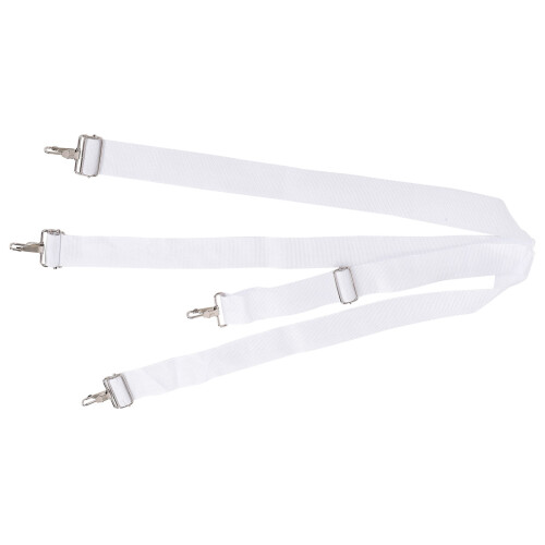 Mavis Laven Nylon Drums Sling Λευκό λουράκι ταμπούρου για αντικατάσταση για σκηνική εμφάνιση 2