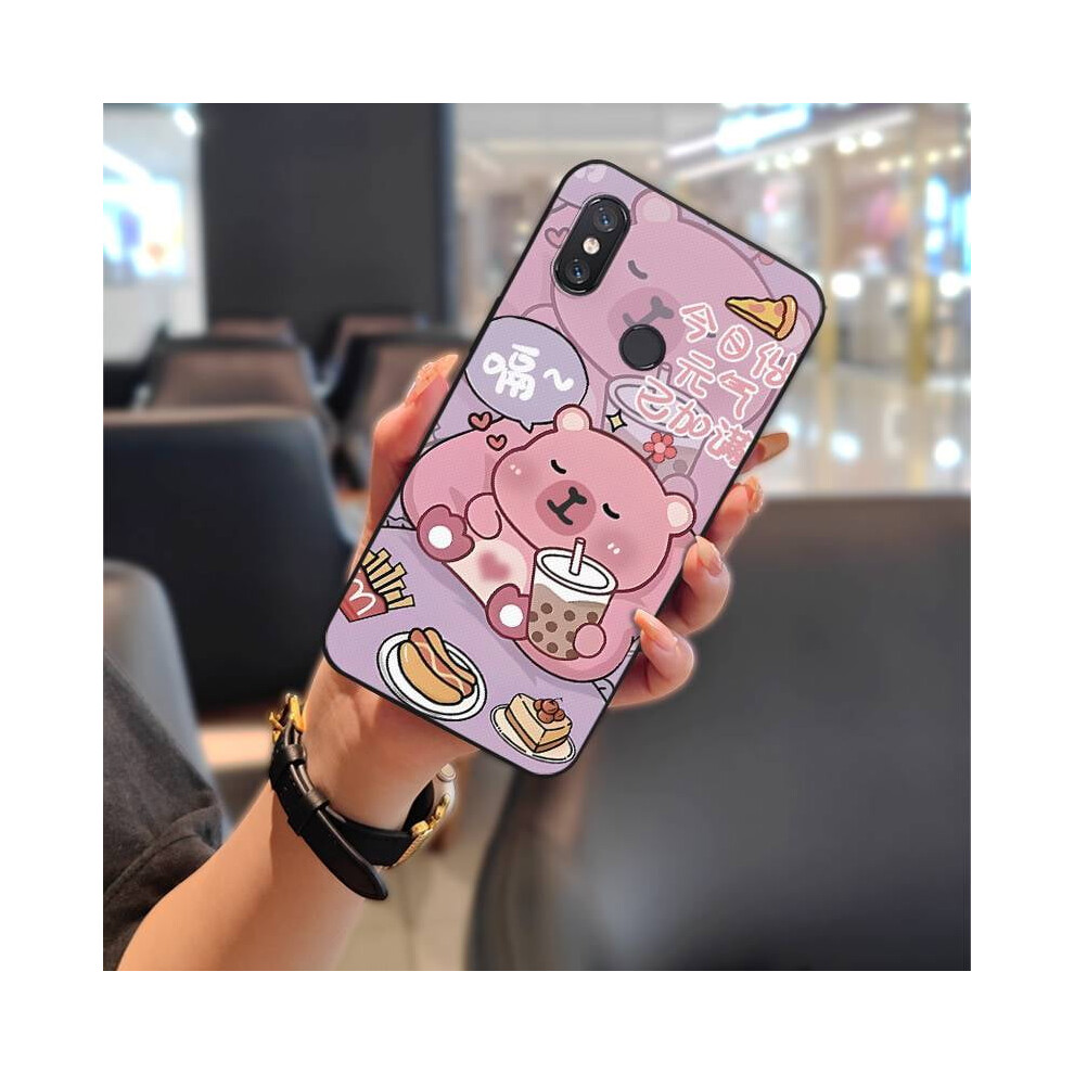 Phone Case Compatible With Xiaomi Mi 8 Â Cartoon Dirt-Resistant Tpu/Silicone Shockproof Full Wrap Cover 9159796013945