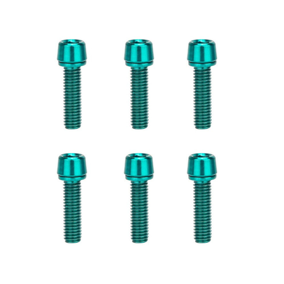 Bike Handlebar Stem Bolts M5*18Mm Purple Quantity 6Pcs M5 Bolts Bicycle 9178400173080