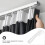 50pcs Plastic Pinch Pleat Hooks for Drapes Adjustable Curtain Hooks and Clips 6