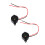 Electronic Buzzer Alarm 24V 85dB Black 2 pcs 5