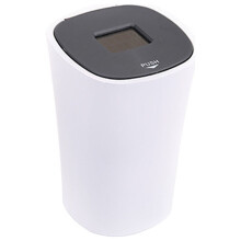 Solar Powered Car Ashtray LED Light Energy Saving Auto Ash Tray