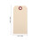 50pcs Tags with Wire String for Simple Shipping and Packaging Use 2