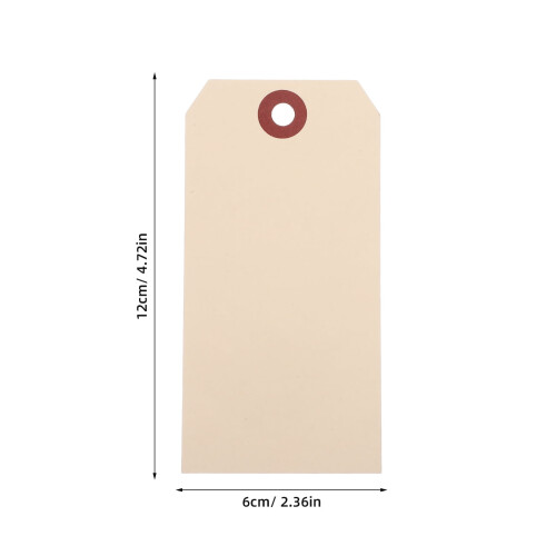50pcs Tags with Wire String for Simple Shipping and Packaging Use 1