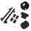 Drawer Hardware Keyboard Tray Guides Black 1 Pair Back to School 3