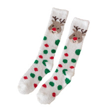 Calze a compressione in offerta, calze termiche a righe in pile di corallo da donna – Calde, casual, divertenti e natalizie, taglia unica