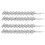 2 Pairs Decorative Bobby Pins Silver for Anniversaries 5