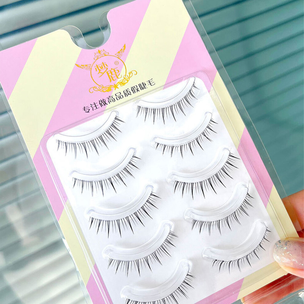 Dachuang Beauty Women\'S False Eyelashes - Natural Look, Clear Stem