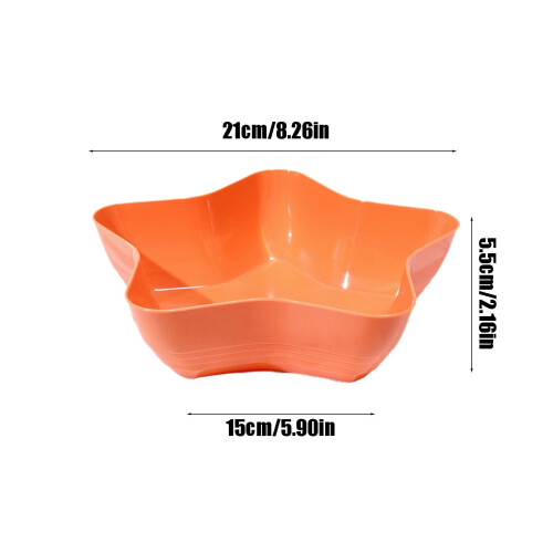 Fruit Tray, Dried Fruit Box, Snack Storage Box, Multi-layer Divided Melon Candy Container, Household Coffee Table Organizer 1