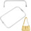 2Pcs Aluminum Purse Making Kiss Clasp Locks Frame Purse Frame Handle Rectangle Bag Lock Frame Replacements 2