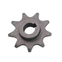 4 piezas de engranajes de motor, piñón de bicicleta de 9 dientes para cadena 410 para motor 1016Z2 para Z3 para motor 1018
