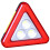 Roadside Reflective Triangles Frame Reflector Car LED Lights Red 3
