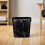 Modern Oval Trash Can Plastic Narrow Garbage Bin Stain Resistant for Homeowners 1Set 4