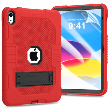 Husă robustă TECH CIRCLE pentru iPad a 10-a generație (10,9", 2022) – Husă completă rezistentă la șocuri + protecție ecran HD moale și