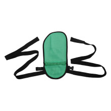 Breathable Green Restraint Mitt for Elderly Patients, Adjustable Mesh Glove