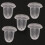 Transparent Silicone Earring Backs 500pcs Replacement Ear Plug for Earrings AU 4