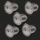 Transparent Silicone Earring Backs 500pcs Replacement Ear Plug for Earrings AU 8