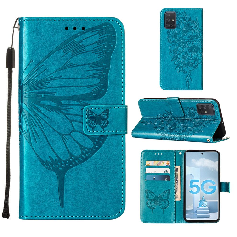 Galaxy A51 5G Butterfly Pu Leather Wallet Case With Stand 9101399845317